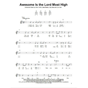 Awesome Is The Lord Most High