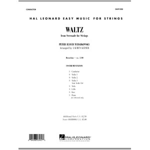 Waltz (from Serenade For Strings) - Full Score