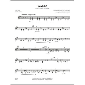 Waltz (from Serenade For Strings) - Violin 3 (Viola Treble Clef)
