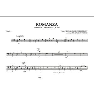 Romanza (from Horn Concerto No. 3, K. 447) - Bass