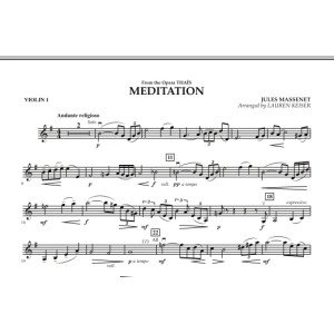 Meditation - Violin 1