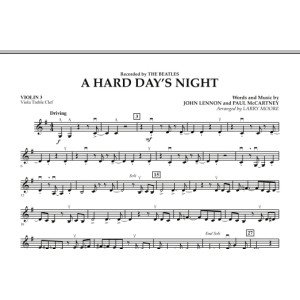 A Hard Day's Night - Violin 3 (Viola Treble Clef)