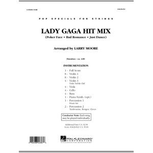 Lady GaGa Hit Mix - Full Score
