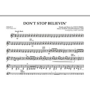 Don't Stop Believin' - Violin 3 (Viola Treble Clef)