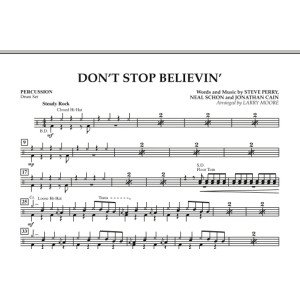 Don''t Stop Believin'' - Schlagzeug