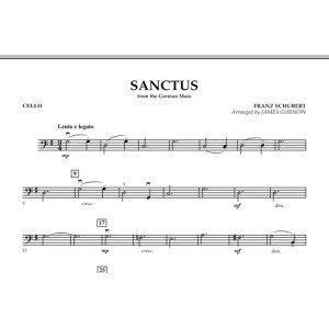Sanctus (from German Mass) - Cello