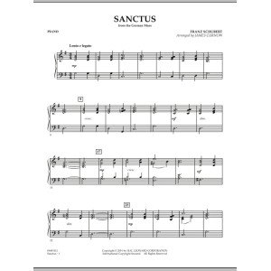 Sanctus (from German Mass) - Piano