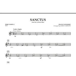 Sanctus (from German Mass) - Percussion 2