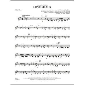 Love Shack - Violin 3 (Viola Treble Clef)