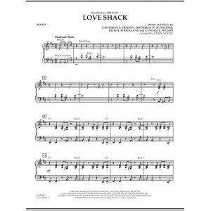Love Shack - Piano