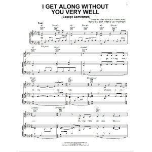 I Get Along Without You Very Well (Except Sometimes)
