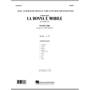 La Donna e Mobile (from Rigoletto) - Full Score