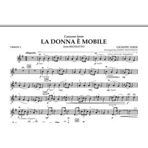 La Donna e Mobile (from Rigoletto) - Violin 1