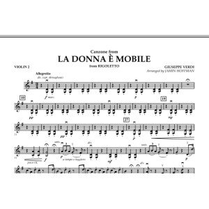 La Donna e Mobile (from Rigoletto) - Violin 2