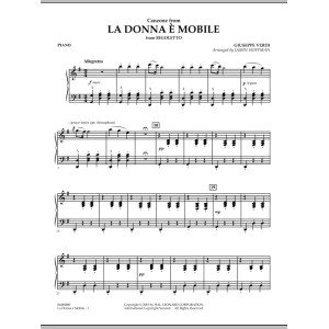 La Donna e Mobile (aus Rigoletto) - Klavier