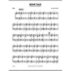 Bone Talk (Trombone Section Feature) - Piano