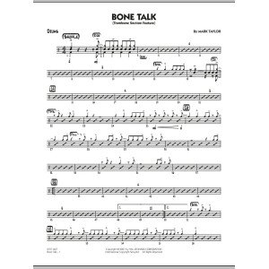 Bone Talk (Trombone Section Feature) - Drums