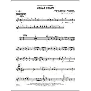 Crazy Train - Alto Sax 1