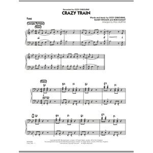 Crazy Train - Piano