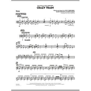 Crazy Train - Drums