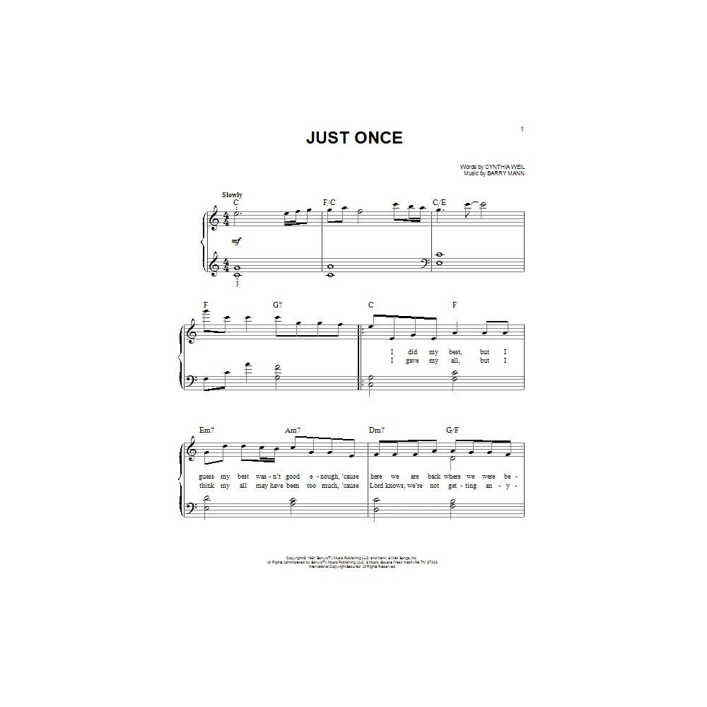 Just Once