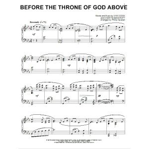 Before The Throne Of God Above [Jazz version] (arr. Phillip Keveren)