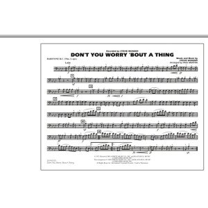 Don't You Worry 'Bout A Thing - Baritone B.C. (Opt. Tbn. 2)