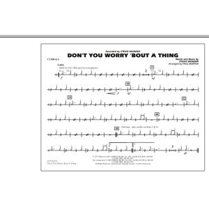 Don't You Worry 'Bout A Thing - Cymbals