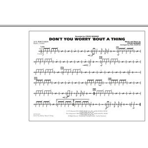 Don't You Worry 'Bout A Thing - Aux Percussion
