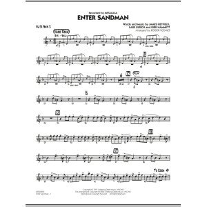 Enter Sandman - Alto Sax 2