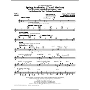 Spring Awakening (Choral Medley) - Guitar 2