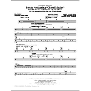 Spring Awakening (Choral Medley) - Percussion