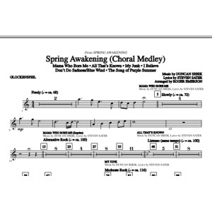 Spring Awakening (Choral Medley) - Glockenspiel