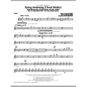 Spring Awakening (Choral Medley) - Violin