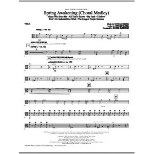 Spring Awakening (Choral Medley) - Viola