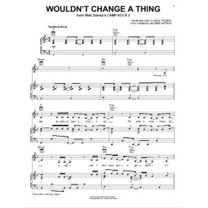 Wouldn''t Change A Thing (aus Camp Rock 2)