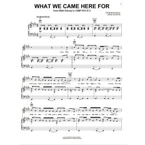 What We Came Here For (from Camp Rock 2)
