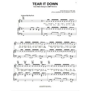 Tear It Down (from Camp Rock 2)