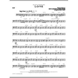 L-O-V-E (arr. Kirby Shaw) - Bass
