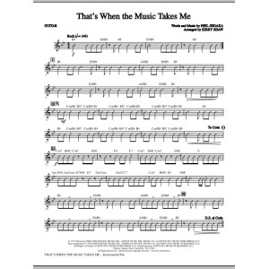 That's When The Music Takes Me - Guitar