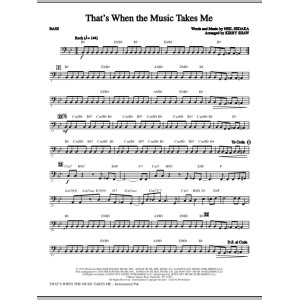 That's When The Music Takes Me - Bass