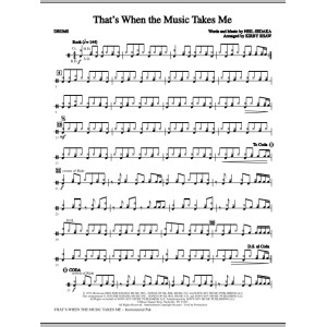That's When The Music Takes Me - Drums