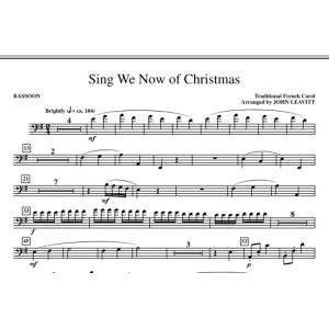 Sing We Now Of Christmas - Bassoon
