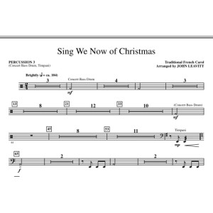 Sing We Now Of Christmas - Percussion 3
