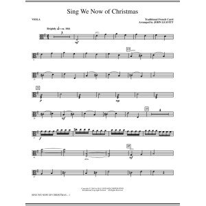 Sing We Now Of Christmas - Viola