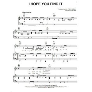 I Hope You Find It
