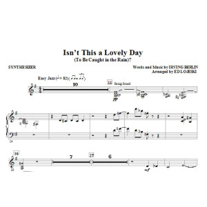 Isn't This A Lovely Day (To Be Caught In The Rain)? - Synthesizer