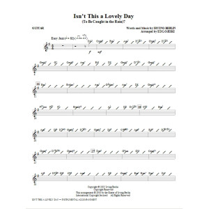 Isn't This A Lovely Day (To Be Caught In The Rain)? - Guitar