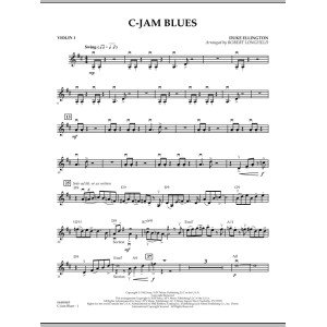 C-Jam Blues - Violin 1