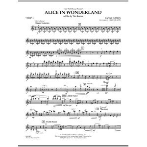 Alice In Wonderland - Violin 1